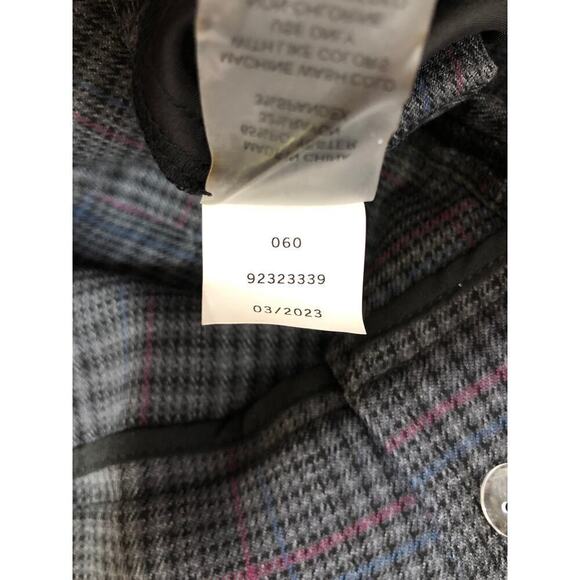 Vince Camuto Pant Houndstooth Plaid Wide Leg Trousers Gray NWT Plus Size 20W - Picture 8 of 9